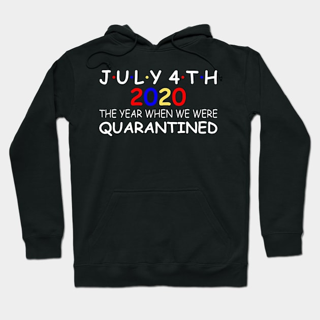 4th Of July 2020 Quarantined Hoodie by DragonTees